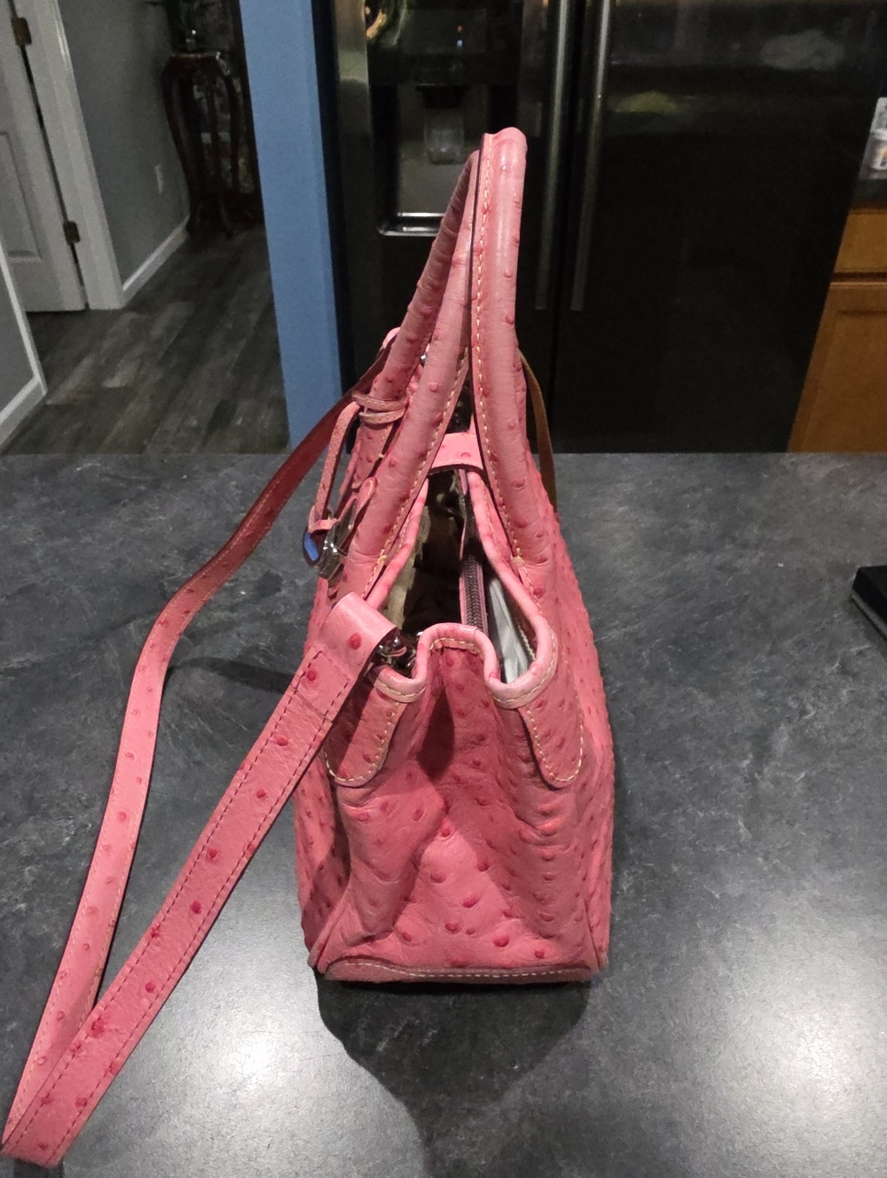 Vintage Dooney And Bourke Pink Purse - Picture 4 of 12